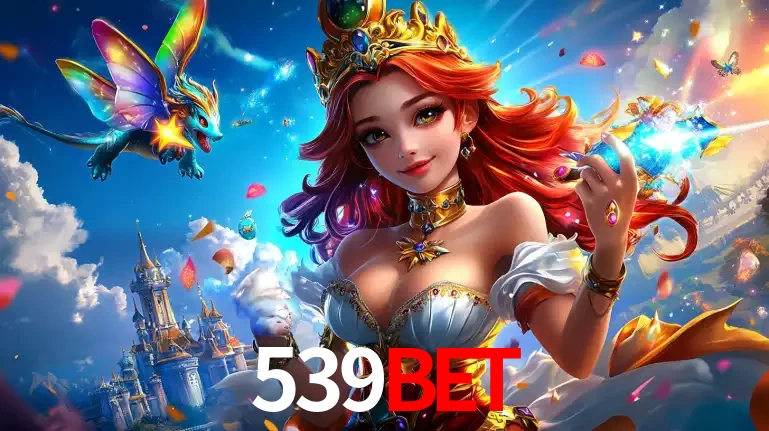 A princesa de um reino de fantasia mágico, com seu pequeno dragão, apresentando um mundo de prêmios encantados nos jogos de caça-níqueis do cassino 539bet.